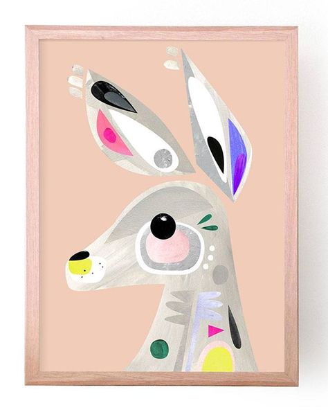 Make some room on your walls! Let us introduce you to Roo, she's new on the block and cute as a button. @petecromer's newest prints have landed and are online now  #wheresthekangarooemoji #hfgnew #australianart Pete Cromer, Art Docent, Japan Painting, Australian Animals, Australian Art, Aboriginal Art, Kids Art Projects, Limited Edition Prints, Rock Art