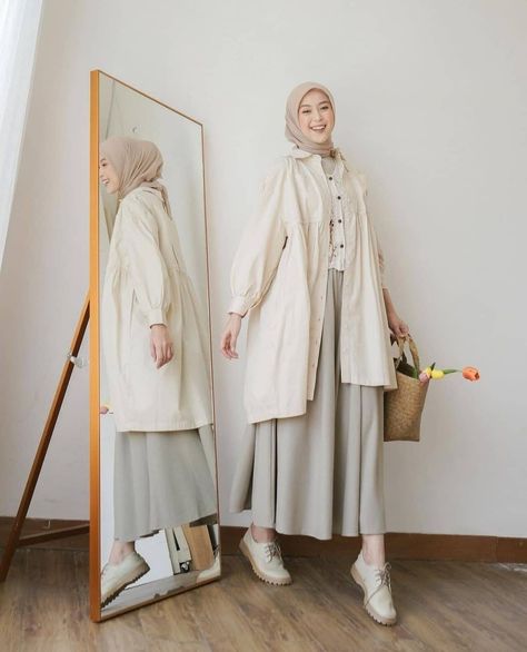 Moslem Fashion, Hijab Look, Modern Hijab Fashion, Muslim Outfits Casual, Muslim Fashion Hijab Outfits, Hijab Style Casual, Hijabi Fashion Casual, Muslim Fashion Hijab, Hijabi Outfits Casual