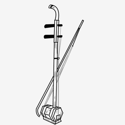 line drawing opera instrument huqin,erhu instrument art,national musical instrument,art,band,music,erhu illustration,music clipart,art clipart Erhu Instrument Drawing, Erhu Instrument, Koto Instrument, Oracle Ge, Instrument Art, Music Clipart, Illustration Music, Instruments Art, Violin Bow