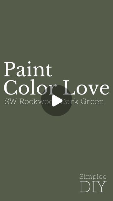 Rookwood Dark Green Sherwin Williams, Sw Rookwood Dark Green, Sherwin Williams Dark Green, Rookwood Dark Green, Colour Consultant, Earthy Green, Green Paint Colors, Complimentary Colors, Green Paint