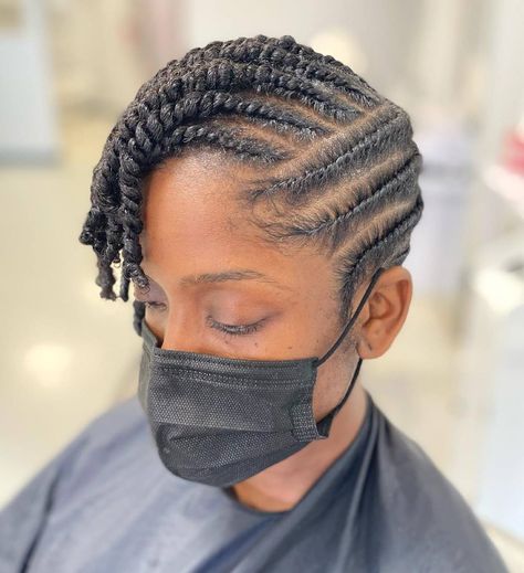 Haircuts For Black Woman, Braid Hairstyles Ideas, Natural Hair Flat Twist, Flat Twist Styles, Hairstyles For Natural Hair, Flat Twist Hairstyles, Flat Twist Updo, Natural Hair Stylists, Natural Hair Short Cuts