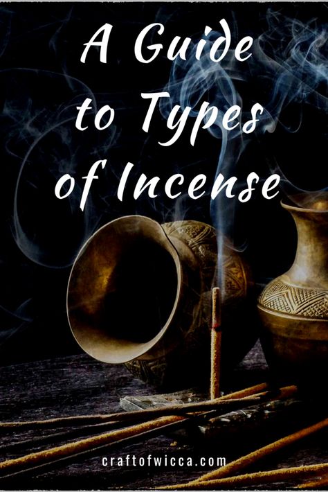 Types of Incense: How to Choose the Best One - Craft of Wicca How To Make Incense Sticks, Incense Diy, How To Make Incense, Witchcraft Altar, Pottery Jars, Burning Sage, Healing Room, Burning Incense, Witch Diy