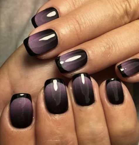 Halloween Nails Diy, Nail Art For Beginners, Stylish Nails Designs, Nail Design Inspiration, Trendy Nail Design, Purple Ombre, Halloween Nail Art, Nail Art Ideas, Fall Nail Designs