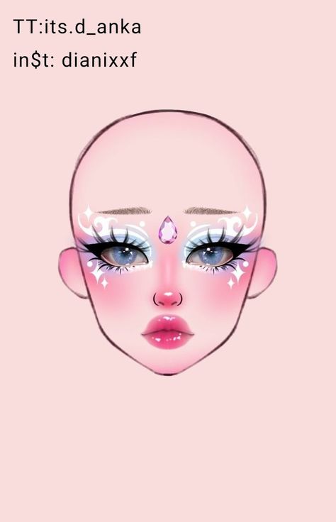 Melanie Martinez Makeup Looks, Fairy Rave, Applying Eyeshadow, Makeup Charts, Anime Eye Makeup, Makeup Drawing, Makeup Face Charts, Graphic Makeup, Makeup Accesories