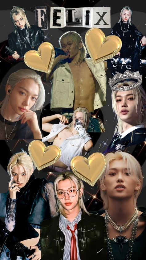 Felix Hyunjin Wallpaper, Bang Chan And Felix, Felix Stray Kids Wallpaper, Stray Kids Felix Wallpaper, Kids Collage, Skz Aesthetic, For My Best Friend, Skz Wallpaper, Stary Kids