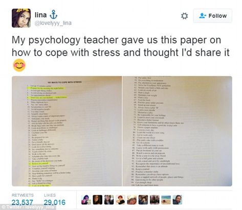 Alina shared the two typed pieces of paper with her teacher Brett Phillips' list… Psychology Teacher, Teacher List, Student Problems, Say Something Nice, Psychology Student, Negative People, Mental Training, Good Listener, Write It Down