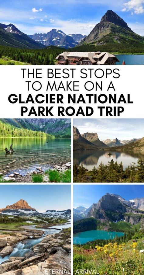 The Essential 2 Days in Glacier National Park Itinerary Glacier National Park Itinerary, Glacier National Park Vacation, Glacier National Park Trip, National Park Itinerary, Waterton Lakes National Park, Montana Vacation, Montana Travel, Yellowstone Trip, Glacier National Park Montana