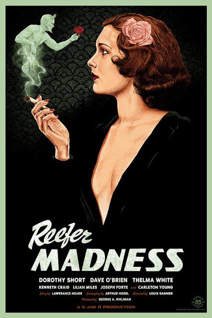 Reefer Madness Poster, Free Art Reference Photos, 1930s Movies, Edwardian Hair, Trad Flash, Portfolio Reference, Old School Love, Allen Williams, A Princess Of Mars