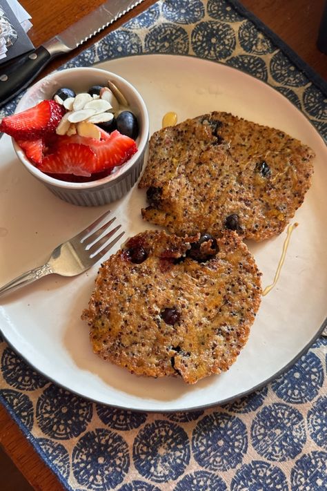 Quinoa Pancakes Quinoa And Eggs, Quinoa Pancakes, Liquid Stevia, Stevia Extract, Health Recipes, How To Cook Quinoa, Breakfast Dishes, Gluten Free Vegetarian, Stevia