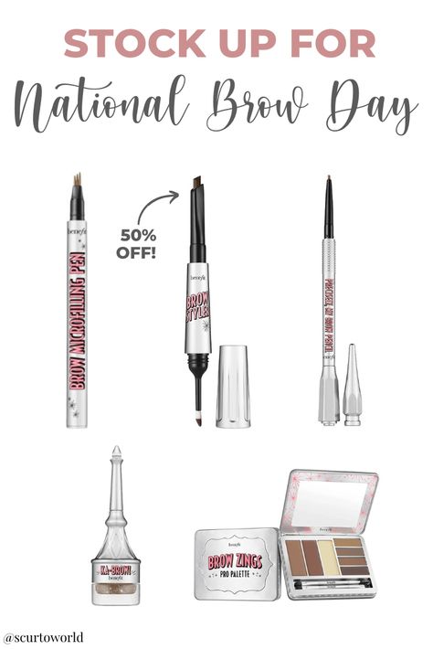 Benefit Eyebrows, Eyebrow Drawing, Brow Products, Benefit Brow, Ulta Makeup, Waterproof Eyebrow Pencil, Brow Artist, Waterproof Eyebrow, Cool Blonde