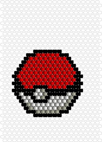 pokemon Stitch Pokemon, Xmas Beads, Seed Beads Diy, Pokemon Bead, Miyuki Beads Pattern, Pony Bead Crafts, Pokemon Pattern, Seed Bead Pattern, Beading Inspiration