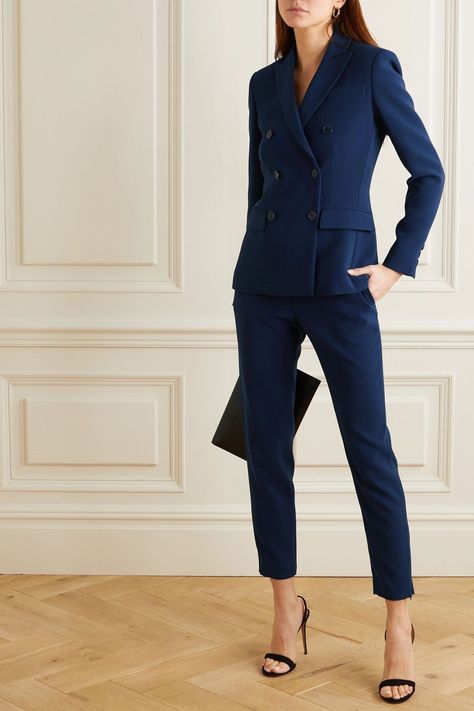 Woman Suit Fashion, Slim Leg Pants, Work Outfits Women, Professional Outfits, Business Attire, Suit Fashion, Business Casual Outfits, Work Attire, Business Outfits