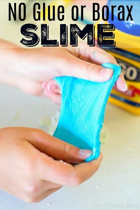 This is how to make slime without glue! Looking for a safe slime recipe that has no borax or chemicals, well this is it and it is fun for kids to make! #borax #no #free #glue #slime #safe Slime Without Glue Recipe, Safe Slime Recipe, Make Slime Without Glue, Slime Without Glue, Preschool Sensory, Glue Slime, Borax Slime, Craft Recipes, Primary Science