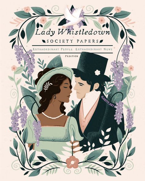 Lady Whistledown - Bridgerton Anthony and Kate fanart Bridgerton Drawing Ideas, Bridgerton Drawing, Bridgerton Fan Art, Bridgerton Poster, Farmer George, Bridgerton Fanart, Bridgerton Art, Bridgerton Aesthetic, Lady Whistledown