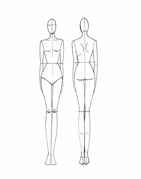 Fashion Drawing Block - Helped me draw big time. Mannequin Drawing, Fashion Illustration Template, Fashion Sketch Template, Fashion Figure Templates, Fashion Model Sketch, Modeling Poses, Fashion Design Drawing, Illustration Tutorial, Fashion Figure Drawing