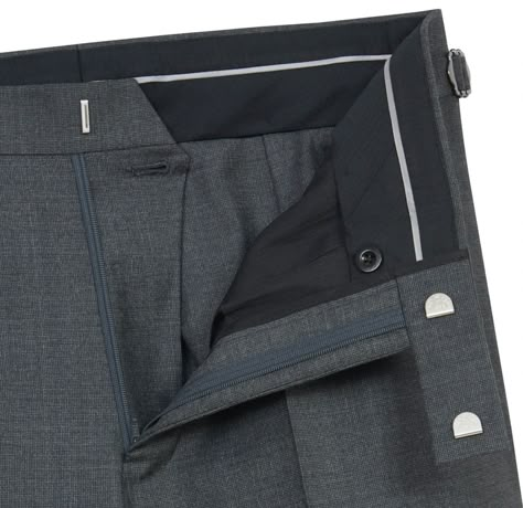 Trousers Details Man, Matching Jackets, Men Fashion Photoshoot, Trousers Pattern, Trousers Details, Pants Details, Men Trousers, Savile Row, Grey Pants