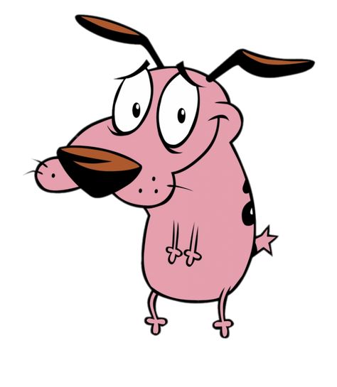 Courage the Cowardly Dog Old Cartoon Network, Cartoon Network Characters, Character Tattoos, Dog Animation, Courage The Cowardly Dog, Cowardly Dog, Dog Kisses, Cartoon Character Tattoos, Dog Cartoon