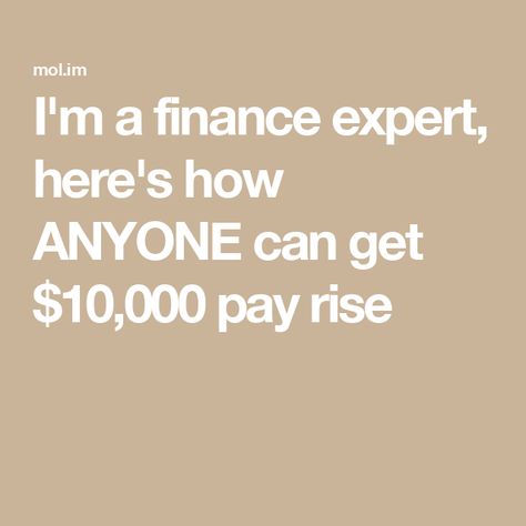 I'm a finance expert, here's how ANYONE can get $10,000 pay rise Ramit Sethi, Lauren Sanchez, Ask For A Raise, Pay Rise, Specific Goals, Making 10, Back To Work, How To Get Rich, Hush Hush