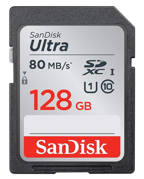 SanDisk Ultra SDXC Memory Card Up to 80 MB/s, Class 10, U1 FFP, 128 GB, Black/Grey: Amazon.co.uk: Electronics Electronics Storage, Camera Prices, Camera Digital, Point And Shoot Camera, Flash Memory, Class 10, Micro Sd Card, Nintendo 3ds, Usb Stick