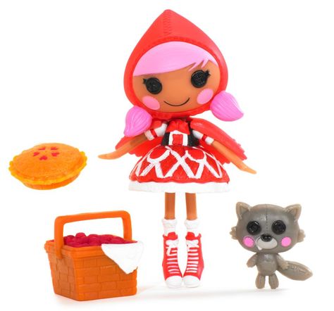 Scarlet Riding Hood Lalaloopsy Dolls Mini, Mini Lalaloopsy, Lalaloopsy Mini, Pet Wolf, Lalaloopsy Dolls, Kids Store, Little Red Riding Hood, Red Riding Hood, Rag Doll