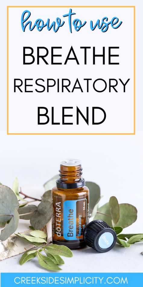 Essential Oil Blends For Respiratory, Breathe Oil Diffuser Blend, Doterra Respiratory Blend Diffuser, Breathe Oil Blend, Essential Oils For Shortness Of Breath, Diy Breathe Essential Oil Blend, Essential Oils Breathe Easy, Doterra Breathe Rollerball Recipe, Essential Oils To Help Breathing