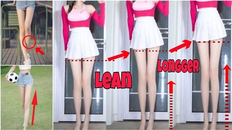 Ethereal Euphoria: Harmonious Long-Legged Hues How To Be Tall And Slim, Long Leg Exercises At Home, Leg Longer Exercise, How To Get Slim And Long Leg, How To Make Legs Longer, How To Have Longer Legs, How To Get Long Hight, Increase Leg Size, Longer Legs Exercise