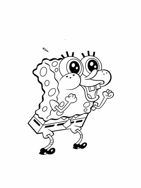 https://kidipaint.com/coloring-pages/spongebob/spongebob-9/ Check more at https://kidipaint.com/coloring-pages/spongebob/spongebob-9/?utm_source=pinterest Spongebob Outline, Spongebob Spongebob, Spongebob Coloring, Girl Crafts, Sponge Bob, Crafts For Girls, Big Eyes, Coloring Sheets, Cricut Crafts