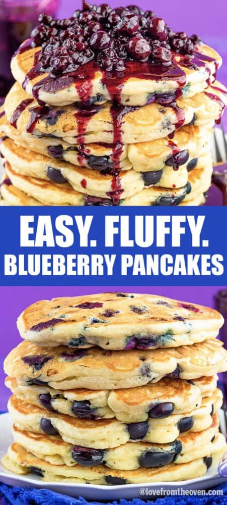 Blueberry Pancakes Easy, Homemade Blueberry Pancakes, Sage Accounting, Fluffy Blueberry Pancakes, Veggie Noodle, Blueberry Buttermilk Pancakes, Quick Breakfasts, Blueberry Pancakes Recipe, Berry Pancakes