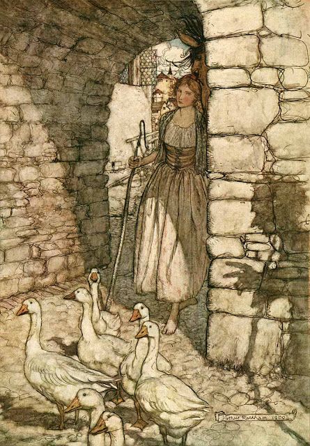 ART & ARTISTS: Arthur Rackham – part 1 Arthur Rackham Illustrations, Grimm Tales, Folk Painting, School Illustration, Arthur Rackham, Fairytale Art, Ernest Hemingway, Creepy Art, Childrens Stories