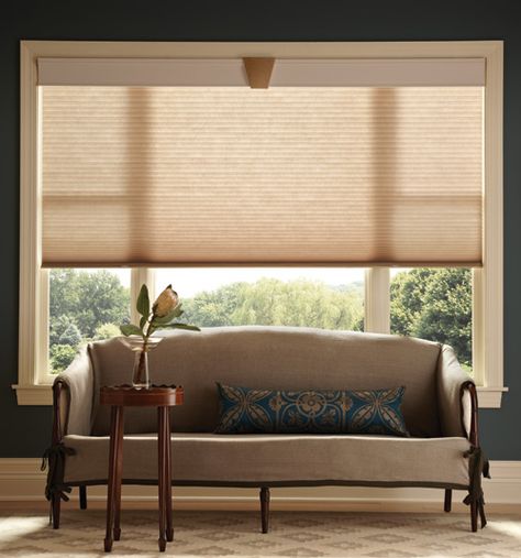 Light Filtering Cellular Shade Large Window Treatments, Graber Blinds, Cellular Blinds, Honeycomb Shades, Bay Windows, Honeycomb Blinds, Custom Blinds, Cellular Shades, Window Dressing