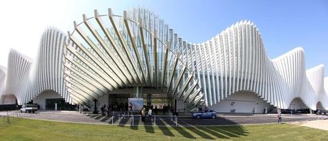 wave architecture Wave Facade Architecture, Wave Roof Architecture, Wave Architecture, Building Images, Creative Architecture, Architecture Concept Diagram, Parametric Architecture, Santiago Calatrava, Zaha Hadid Architects