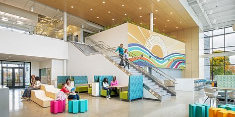 Mental Health Center, Flint Michigan, Healthcare Design, Mental Health Services, Center Of Excellence, Case Management, Waiting Area, Wall Systems, Health System