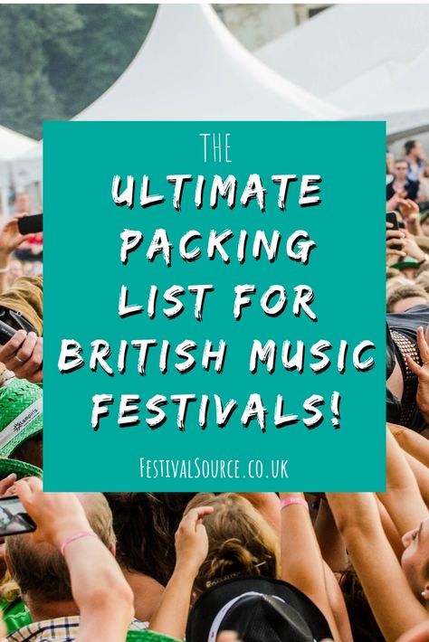 #Festivals #Glastonbury #MusicFestivals #UKFestivals #Camping #Glamping Festival Camping List, Festival Packing, Festival Packing List, Uk Festivals, Ultimate Packing List, Phone Power Bank, Camping List, Tent Decorations, Glastonbury Festival