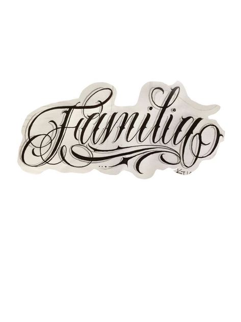 Familia Lettering Tattoo, Aztec Tattoos Sleeve, Font Tato, Cherub Tattoo, Hipster Fonts, Tattoo Lettering Design, Chicano Lettering, Street Tattoo, Neck Tattoo For Guys