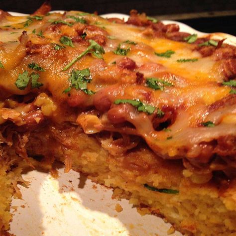 Tamale Pie with masa for authentic tamale flavor. Sometimes I use leftover carnitas meat. Tamale Pie With Masa, Tamale Pie Casserole, Leftover Carnitas, Desserts Mexican, Recipes Enchiladas, Picnic Dishes, Vegetarian Picnic, Masa Recipes, Tamale Pie Recipe