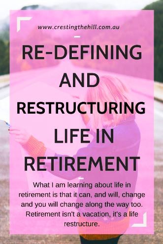 What I am learning about life in retirement is that it can, and will, change and you will change along the way too. Retirement isn't a vacation, it's a life restructure. #retirement Retirement Schedule Life, Retirement Daily Routine, Retirement Activities, Retired Life, Retirement Planner, Personal Challenges, Estate Planning Checklist, Retirement Strategies, Retirement Lifestyle