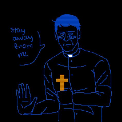 Demon And Priest, Faith The Unholy Trinity Pfp, Priest X Demon, Faith The Unholy Trinity John, John Ward Faith Fanart, Faith The Unholy Trinity Fanart, John Ward Faith, Harry Warden, Faith The Unholy Trinity