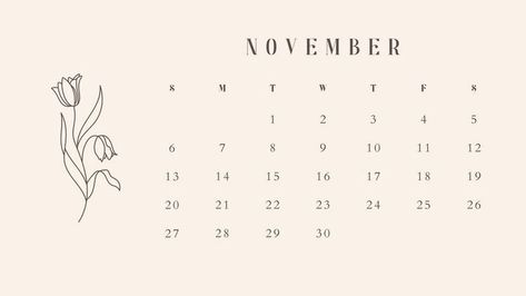 November Macbook Wallpaper Aesthetic, November Backgrounds, Desktop Wallpaper Calendar, Desktop Wallpaper Macbook, November Wallpaper, Calendar Widget, Feminine Minimalist, Calendar Background, Grid Wallpaper