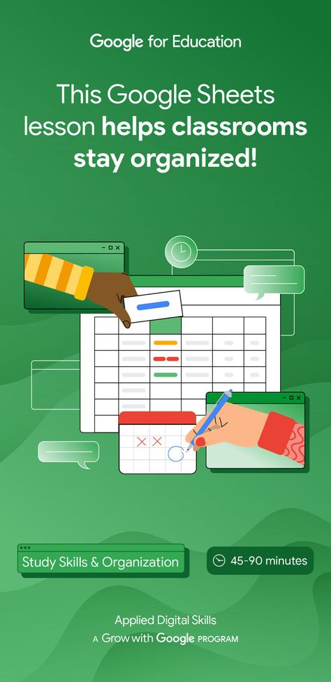 Help your students make the most of their day with this Applied Digital Skills lesson. Discover how Google Sheets can assist with efficiency and organizing your workload. Time Management Worksheet, Tracking Template, Google For Education, Digital Skills, Plan Your Day, Time Tracking, Manage Your Time, Ed Tech, Teacher Tips