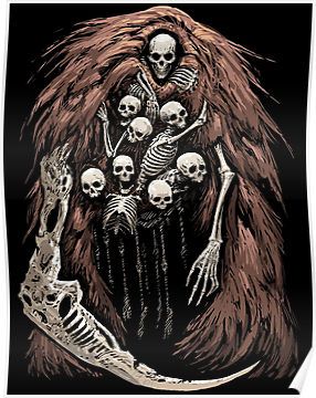 Dark Souls Tattoo, Skull Pics, Backpiece Tattoo, Dark Souls Artwork, Soul Tattoo, Creepy Things, Beast Creature, Demon Souls, Skull Bones