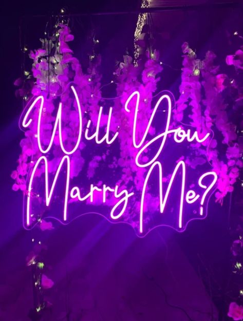 Make your Proposal beautiful Marry Me Neon Sign, Art Proposal, Me Neon Sign, Proposal Decor, Wedding Party Room, Neon Sign Art, Party Room, Wedding Neon Sign, Neon Wedding