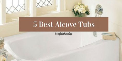 The 5 Best Alcove Tubs Bathroom Alcove Ideas Bathtubs, Alcove Tubs, Alcove Tub Ideas, Alcove Soaking Tub, Alcove Tub, Porcelain Tub, European Bathroom, 3 Season Room, Drop In Tub