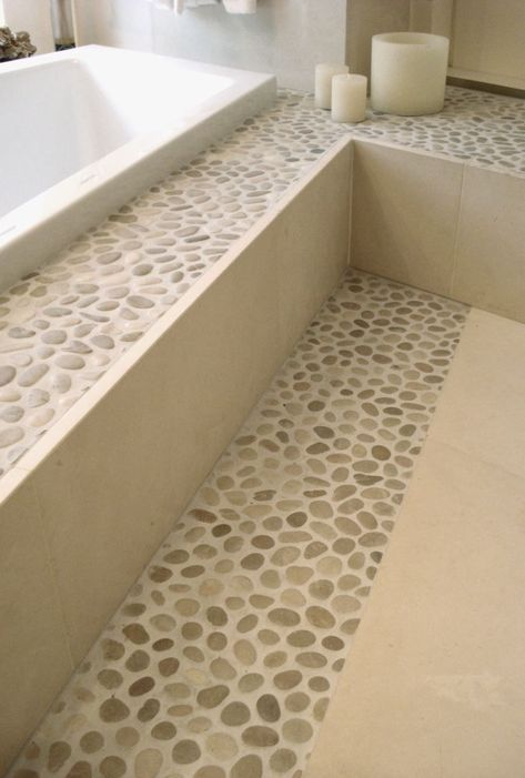 Floor Detail, Bad Inspiration, Rustic Bathroom Decor, Bathroom Spa, Mosaic Flooring, Bath Room, Kids Bathroom, Bathroom Renos, Rustic Bathroom