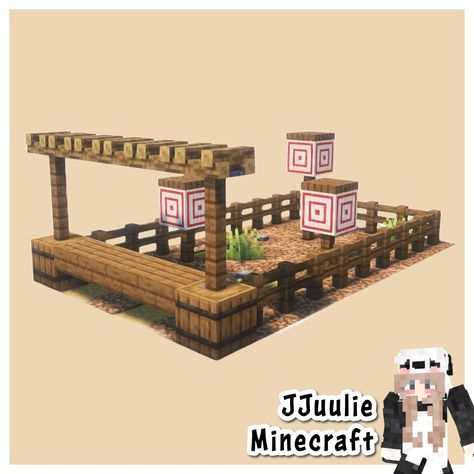 Day 9/100 Archery Course🎯 ————————�——————— ★ 📅 100 days challenge of inspirations ★❤️ Follow for more minecraft inspirations! ★ 🗒️ Repost with credits only! ——————————————— ★ ✨ Complementary Unbound Shaders ★ 👉 Version 1.20+ ★ 👥 Build by @jjuulieminecraft ——————————————— Tags: #minecraft #minecraftbuild #minecraftideas #minecraftbuilds #minecrafthacks #minecraftpe #nature #archery #course #custom #build Minecraft Archery Range Ideas, Minecraft Build Challenge, Minecraft Archery House, Minecraft Horse Jumps, Minecraft Archery, Villager Trades, Minecraft Park, Minecraft Fantasy House, Minecraft Horse