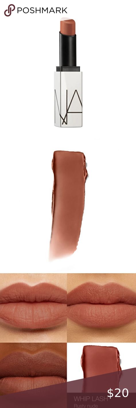 NARS whiplash - SOFT MATTE TINTED LIP BALM Tinted Lip Balm, Whiplash, Amino Acid, Soft Focus, Rust Color, Skin Tone, Nars, Lip Balm, Skin Tones