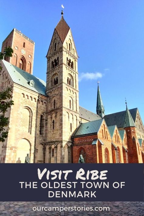 You should really visit Ribe Denmark as it is the oldest town of this country. It has a rich history during the Viking era and Middle Ages. Ribe Denmark, Viking Museum, Colorful Buildings, Stunning Scenery, Medieval Europe, Cobblestone Streets, Nordic Countries, The Cloisters, Colourful Buildings