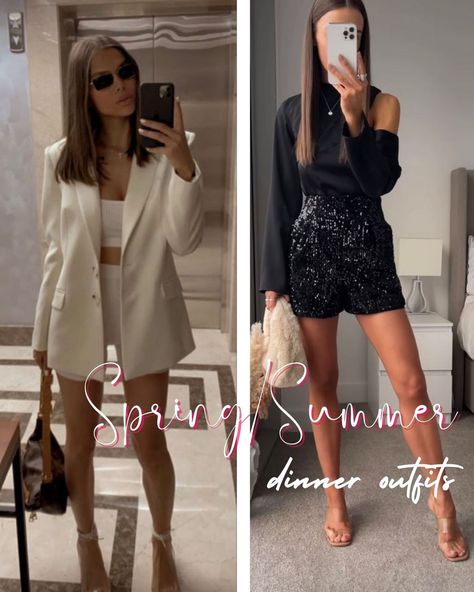 Dinner Show Outfit, Night Birthday Party Outfit, Outfit Ideas Drinks With Friends, La Dinner Outfit, How To Dress For Dinner With Friends, Matching Dinner Outfits For Friends, Birthday Outfit Inspiration Classy, Night Out Outfit Classy Fancy Dinner, Steak Dinner Outfit