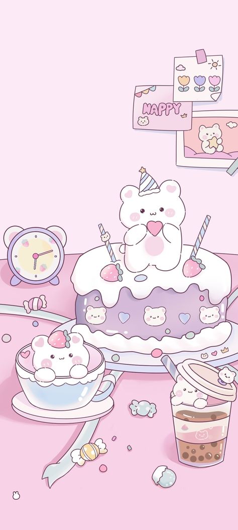 Bear Ears Wallpaper Iphone, Pink Kawaii Wallpaper Pastel, Ears Wallpaper Iphone, Cute Lockscreen Wallpaper Kawaii, Kawaii Wallpaper Lockscreen, Pink Teddy Bear Wallpaper, Kawaii Lockscreen, Pink Iphone Wallpaper, Pink Wallpaper Kawaii