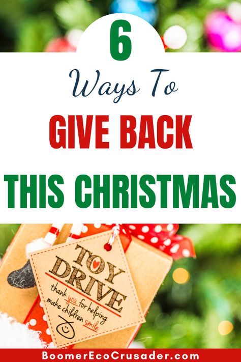 Ways To Give Back At Christmas, Christmas Service Projects, Christmas Toy Drive, Employee Christmas Gifts, Christmas Service, Toy Drive, Charitable Giving, Easy Christmas Crafts, Help Others