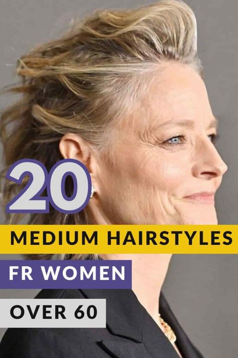 20 Youthful Medium Hairstyles for Women Over 60 Hairstyle For Over 60 Women, Womens Braids Hairstyles White, Medium Length Hair With Layers Over 60 Older Women, Haircut For 60 Yr Old Woman, Over 60 Hairstyles For Women Round Faces, Hair Cuts For Women Over 60 Years, Short Hairstyles For Women With Thick Hair Over 60, Older Women Updo Hairstyles, Hairstyle For Women Over 60 Medium